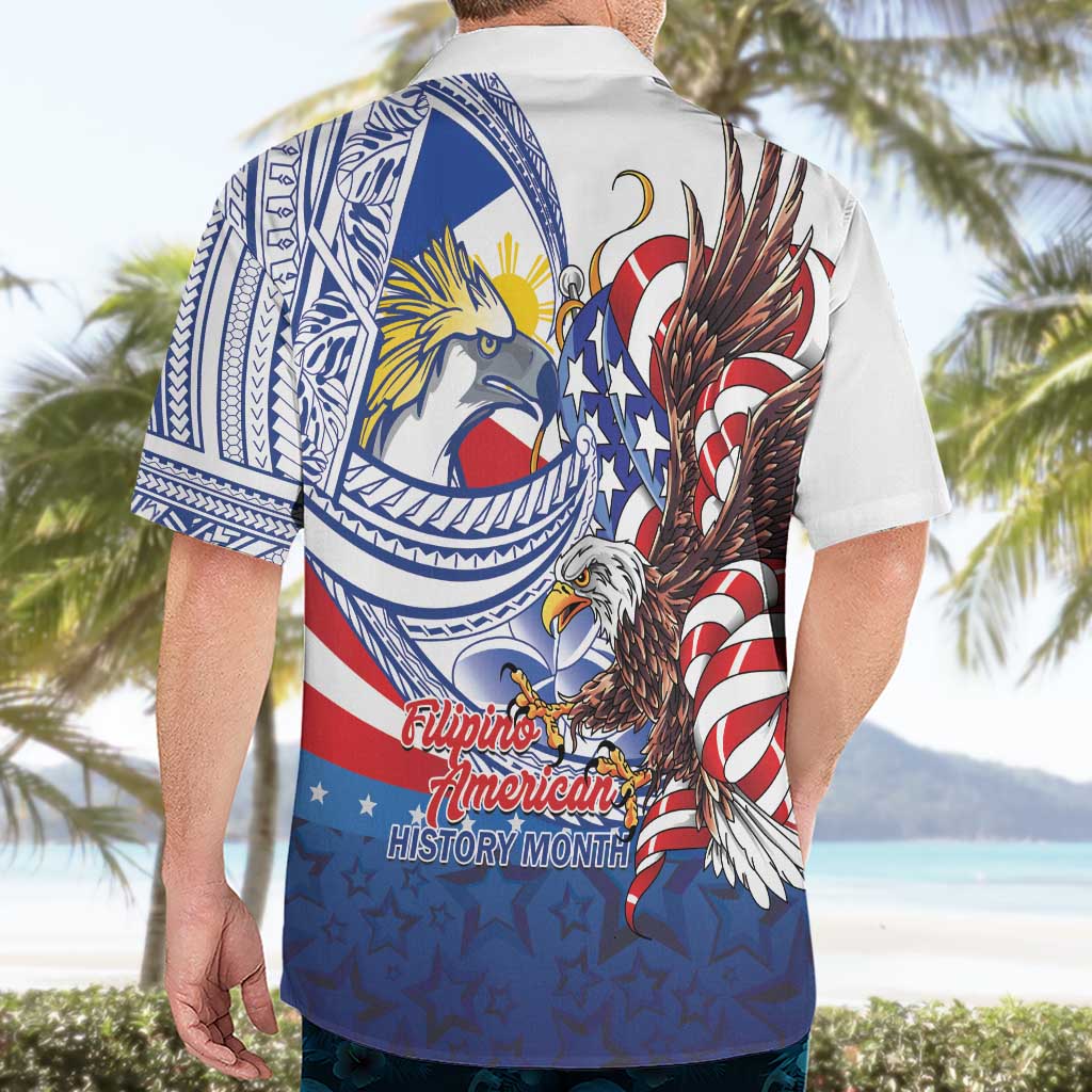 Filipino American History Month Hawaiian Shirt Philippines Agila USA Eagle Mix Flag