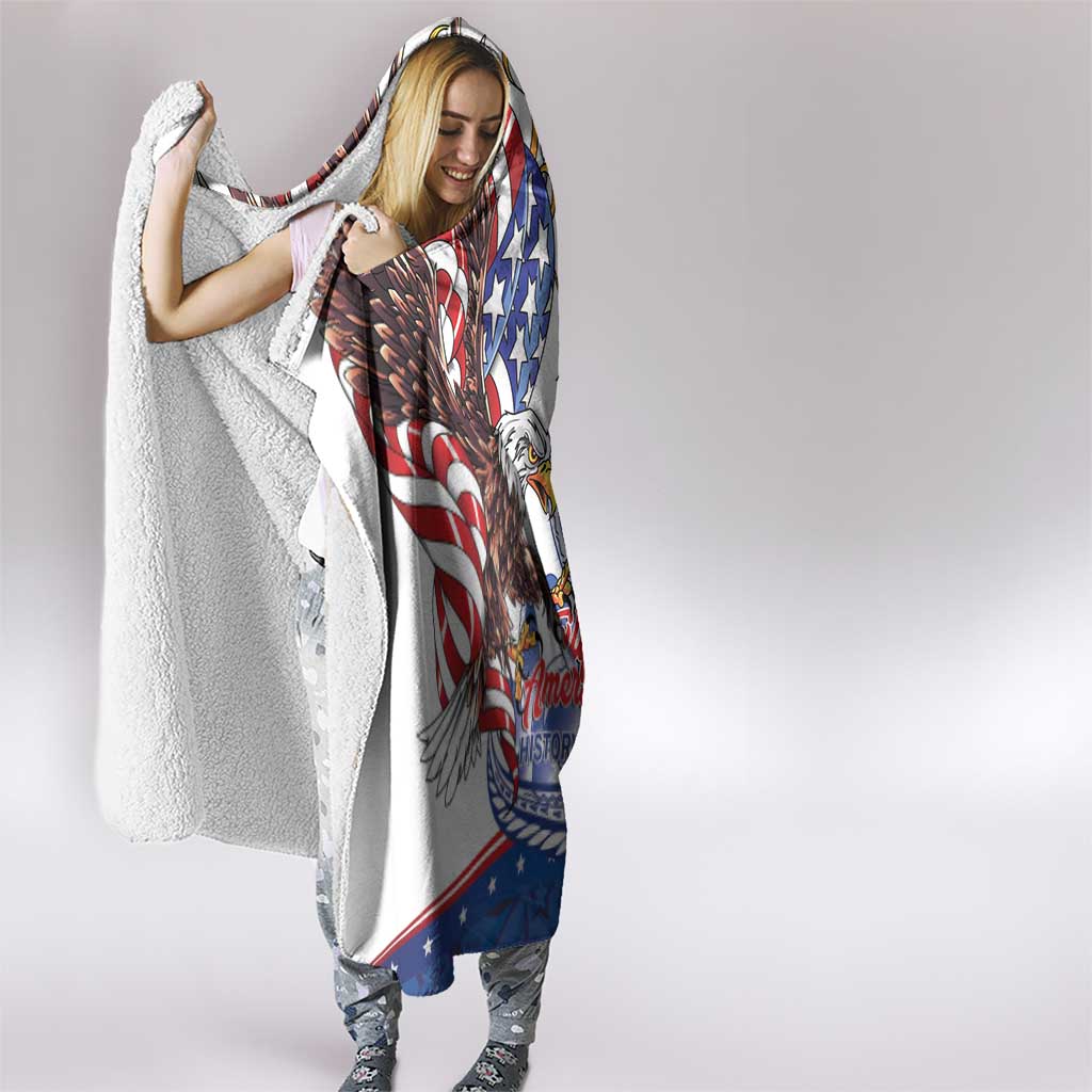 Filipino American History Month Hooded Blanket Philippines Agila USA Eagle Mix Flag LT14 - Polynesian Pride
