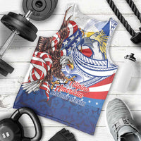 Filipino American History Month Men Tank Top Philippines Agila USA Eagle Mix Flag