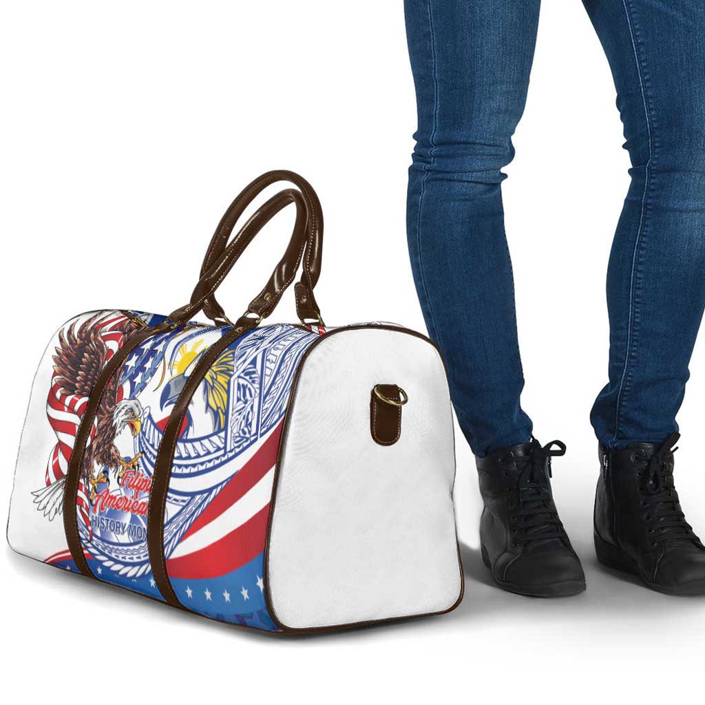 Filipino American History Month Travel Bag Philippines Agila USA Eagle Mix Flag LT14 - Polynesian Pride