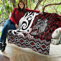 Personalised Aotearoa Bulldog Quilt New Zealand Maori Taniko Art