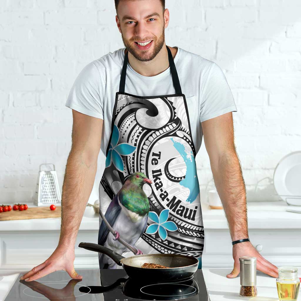 Aotearoa Te Ika-a-Maui Apron South Island Kekeru Maori Koru - Polynesian Pride