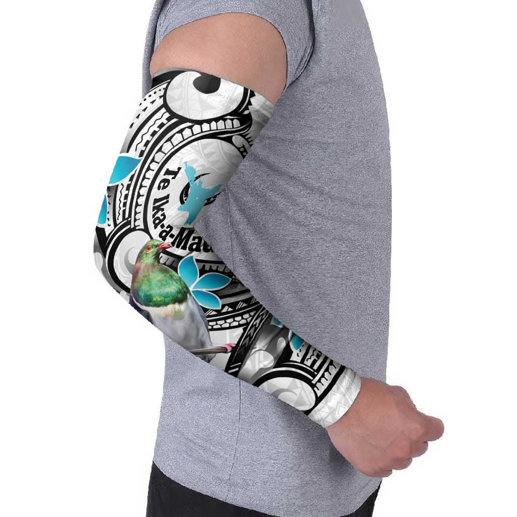 Aotearoa Te Ika-a-Maui Arm Sleeves South Island Kekeru Maori Koru - Polynesian Pride
