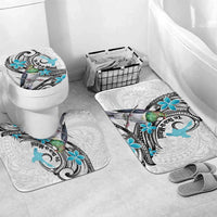 Aotearoa Te Ika-a-Maui Bathroom Set South Island Kekeru Maori Koru - Polynesian Pride