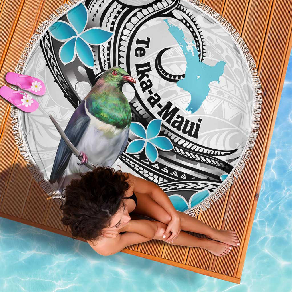 Aotearoa Te Ika-a-Maui Beach Blanket South Island Kekeru Maori Koru LT14 - Polynesian Pride