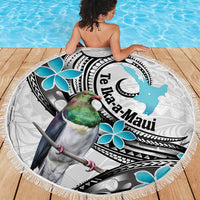 Aotearoa Te Ika-a-Maui Beach Blanket South Island Kekeru Maori Koru LT14 - Polynesian Pride
