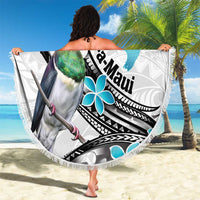 Aotearoa Te Ika-a-Maui Beach Blanket South Island Kekeru Maori Koru LT14 - Polynesian Pride
