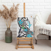 Aotearoa Te Ika-a-Maui Canvas Wall Art South Island Kekeru Maori Koru LT14 - Polynesian Pride