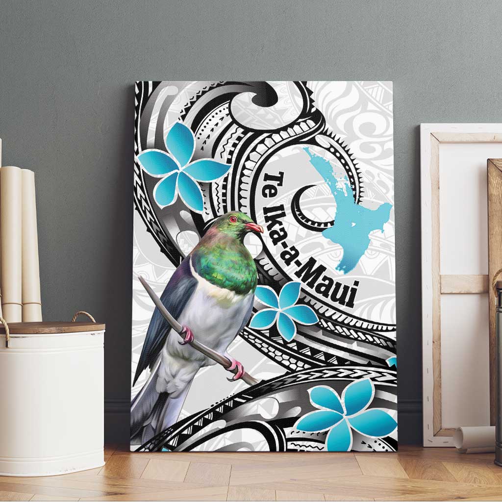 Aotearoa Te Ika-a-Maui Canvas Wall Art South Island Kekeru Maori Koru LT14 - Polynesian Pride