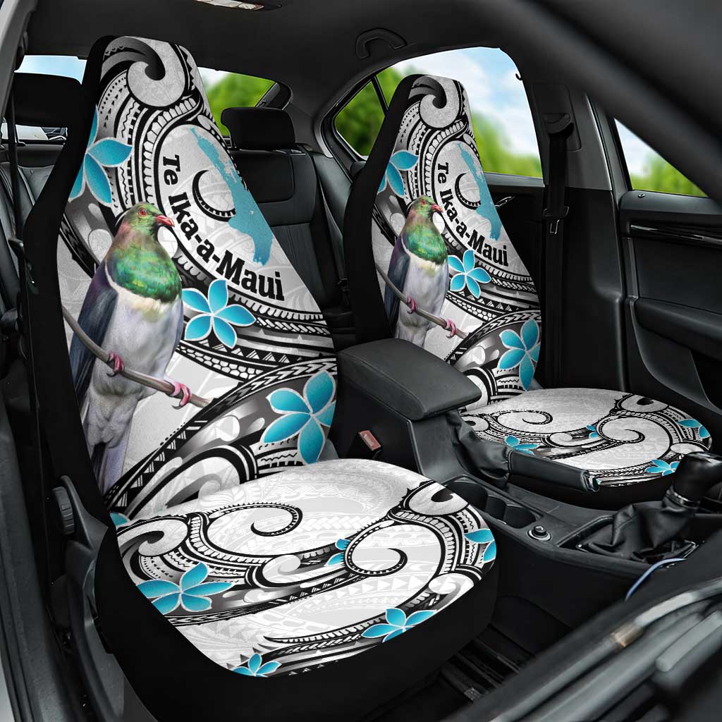 Aotearoa Te Ika-a-Maui Car Seat Cover South Island Kekeru Maori Koru