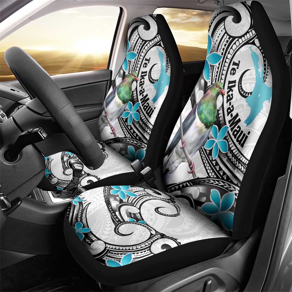Aotearoa Te Ika-a-Maui Car Seat Cover South Island Kekeru Maori Koru