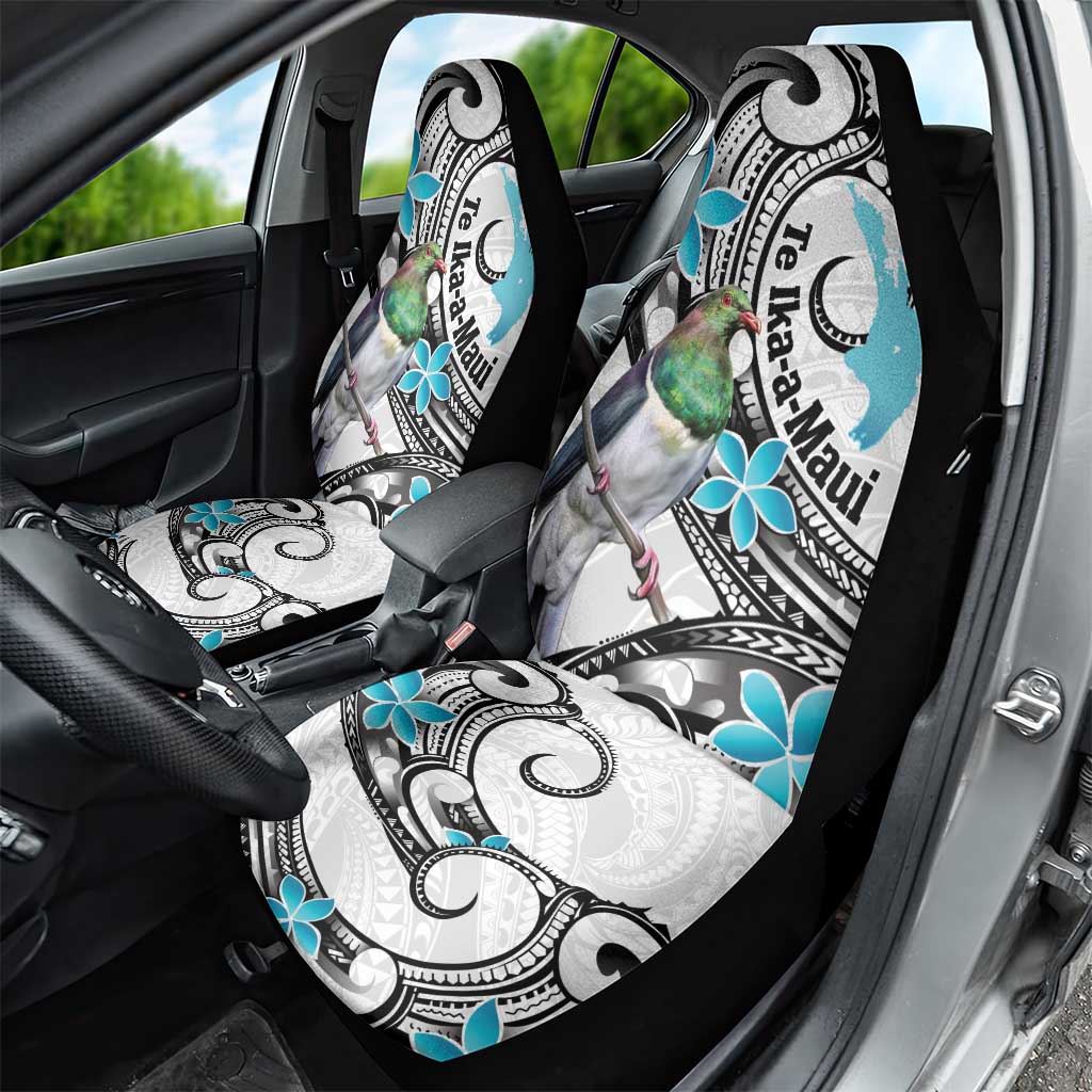 Aotearoa Te Ika-a-Maui Car Seat Cover South Island Kekeru Maori Koru