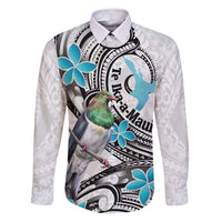 Aotearoa Te Ika-a-Maui Family Matching Puletasi and Hawaiian Shirt South Island Kekeru Maori Koru