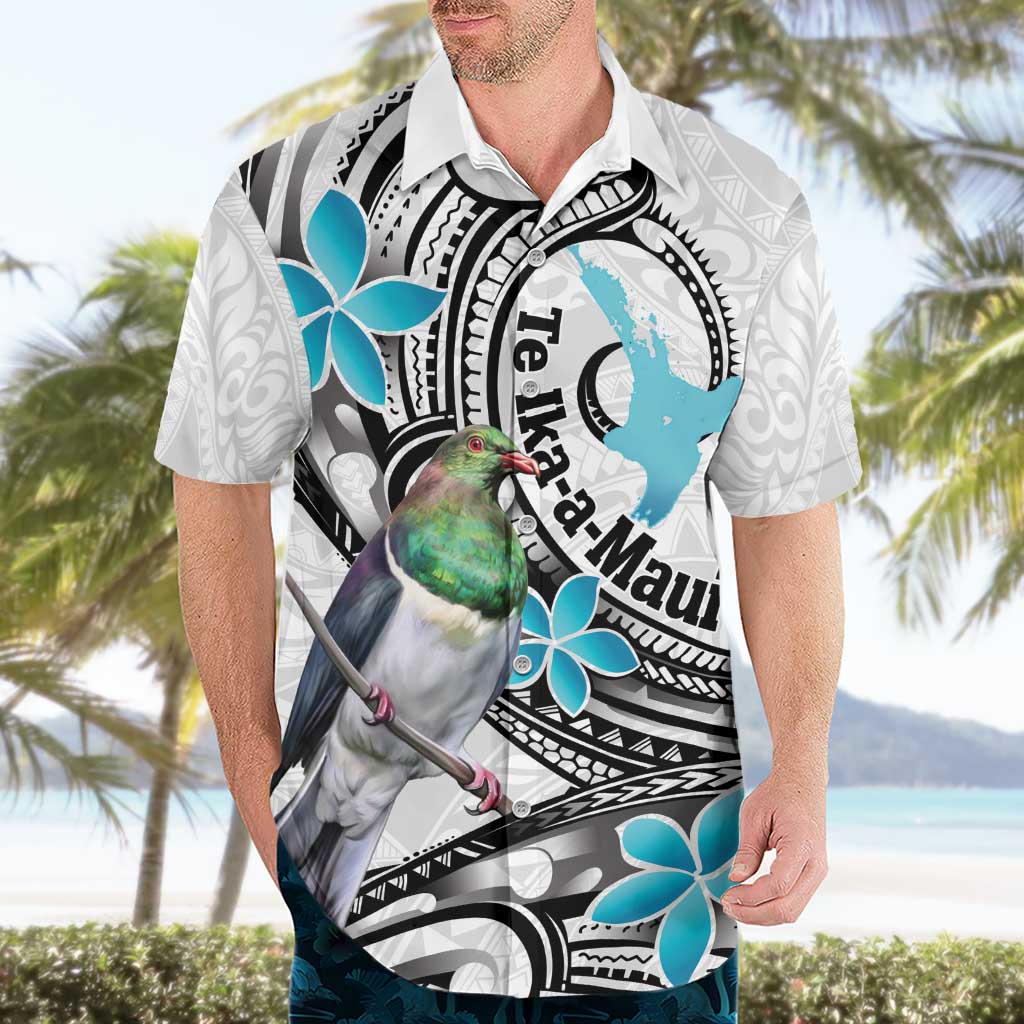 Aotearoa Te Ika-a-Maui Hawaiian Shirt South Island Kekeru Maori Koru LT14 - Polynesian Pride