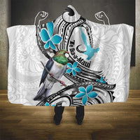 Aotearoa Te Ika-a-Maui Hooded Blanket South Island Kekeru Maori Koru LT14 - Polynesian Pride