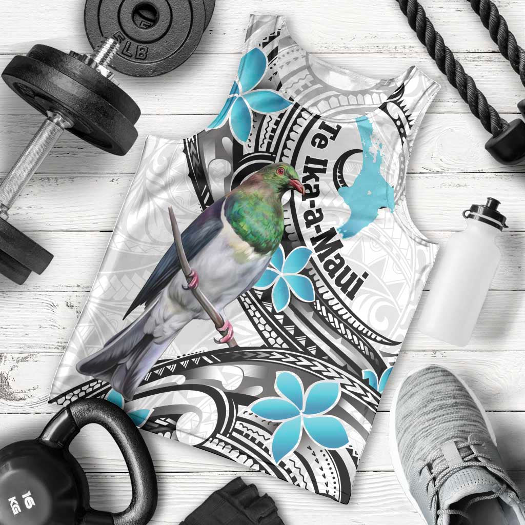 Aotearoa Te Ika-a-Maui Men Tank Top South Island Kekeru Maori Koru LT14 - Polynesian Pride