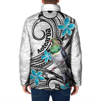 Aotearoa Te Ika-a-Maui Padded Jacket South Island Kekeru Maori Koru - Polynesian Pride