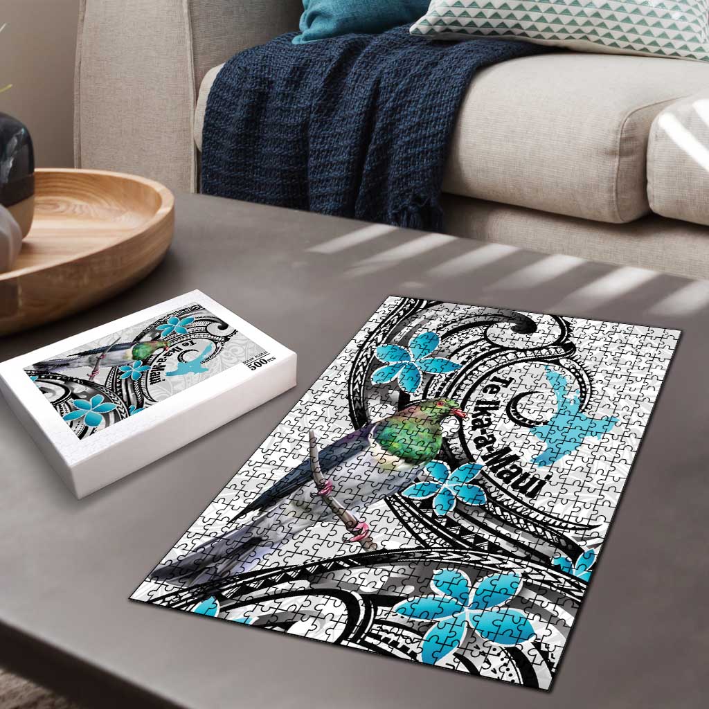 Aotearoa Te Ika-a-Maui Puzzle South Island Kekeru Maori Koru - Polynesian Pride