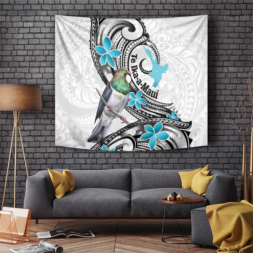 Aotearoa Te Ika-a-Maui Tapestry South Island Kekeru Maori Koru