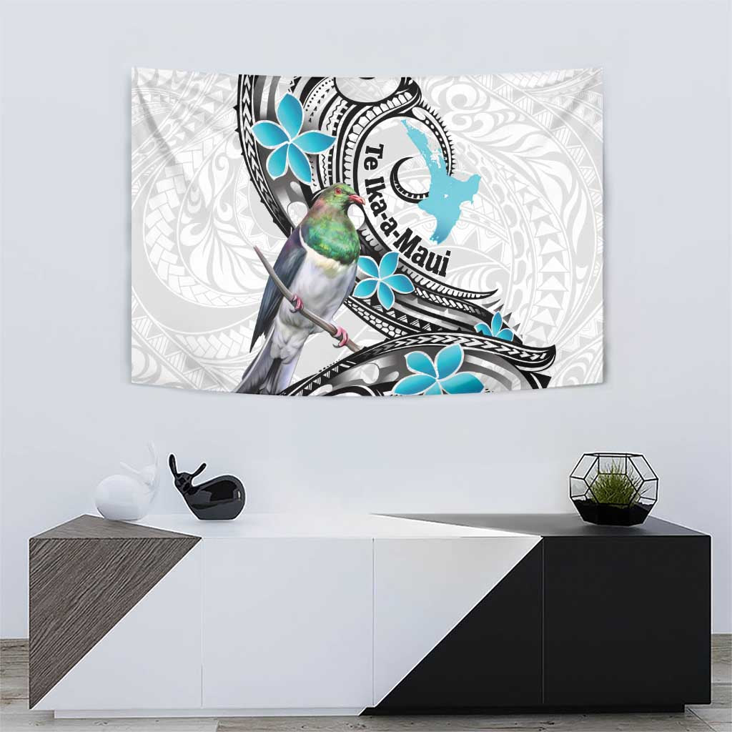 Aotearoa Te Ika-a-Maui Tapestry South Island Kekeru Maori Koru