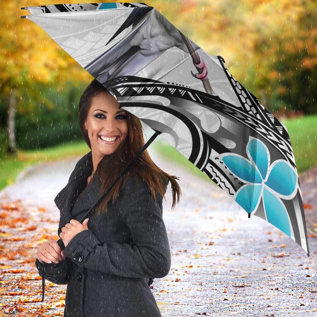 Aotearoa Te Ika-a-Maui Umbrella South Island Kekeru Maori Koru - Polynesian Pride