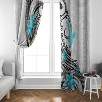 Aotearoa Te Ika-a-Maui Window Curtain South Island Kekeru Maori Koru LT14 - Polynesian Pride
