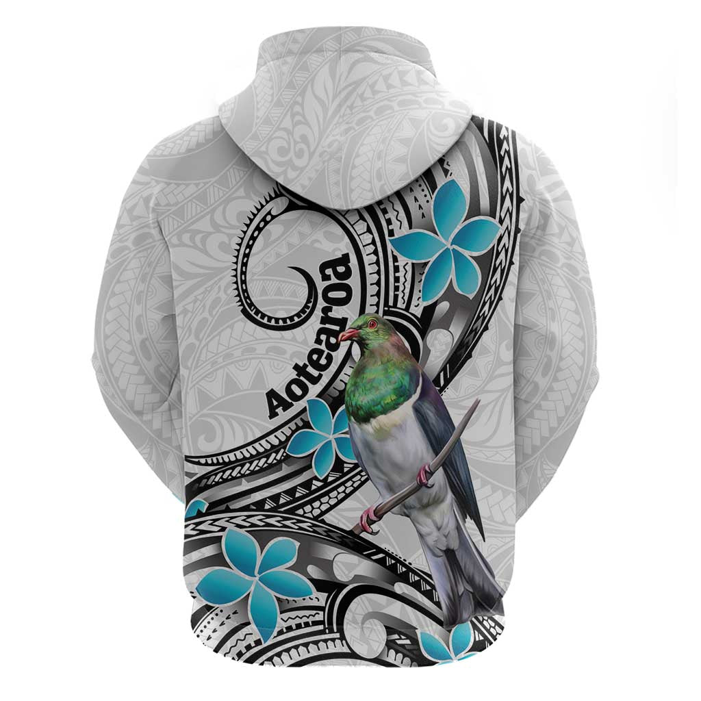 Aotearoa Te Ika-a-Maui Zip Hoodie South Island Kekeru Maori Koru