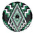 Green Aotearoa Taniko Poutama Patikitiki Spare Tire Cover
