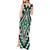 Green Aotearoa Taniko Poutama Patikitiki Tank Maxi Dress