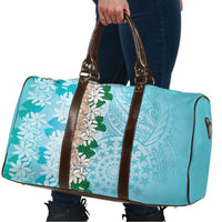 Cook Islands Tiare Maori With Conch Shell Travel Bag Pasifika Fest Polynesian Tattoo Turquoise LT14 - Polynesian Pride