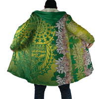 Cook Islands Tiare Maori With Conch Shell Cloak Pasifika Fest Polynesian Tattoo Green