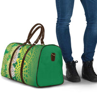 Cook Islands Tiare Maori With Conch Shell Travel Bag Pasifika Fest Polynesian Tattoo Green LT14 - Polynesian Pride