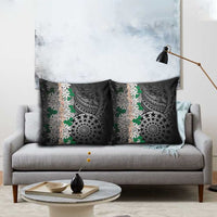 Cook Islands Tiare Maori With Conch Shell Pillow Cover Pasifika Fest Polynesian Tattoo Black LT14 - Polynesian Pride