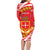 Personalised Kolisi Tonga College Atele Family Matching Long Sleeve Bodycon Dress and Hawaiian Shirt Mate Maa Tonga 142 Years Anniversary