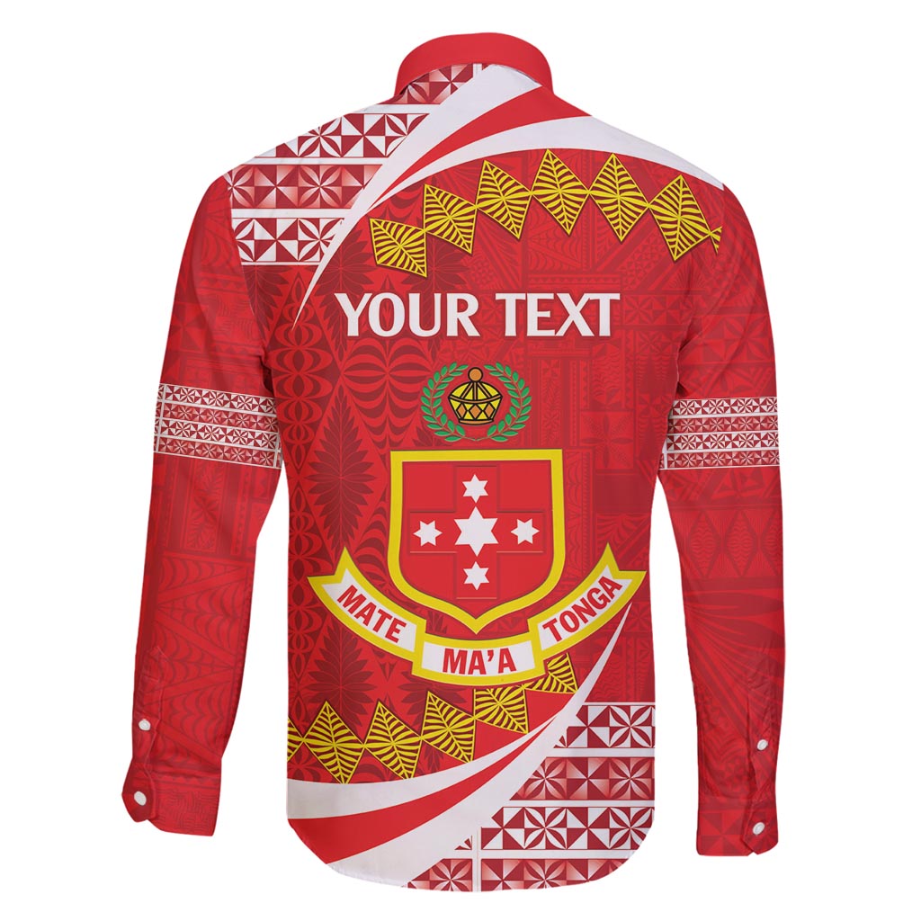 Personalised Kolisi Tonga College Atele Family Matching Tank Maxi Dress and Hawaiian Shirt Mate Maa Tonga 142 Years Anniversary