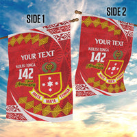 Personalised Kolisi Tonga College Atele Garden Flag Mate Maa Tonga 142 Years Anniversary LT14 - Polynesian Pride