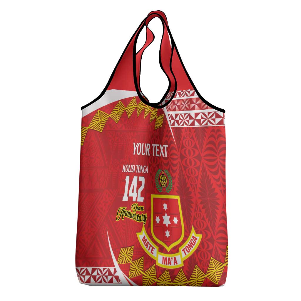 Personalised Kolisi Tonga College Atele Grocery Bag Mate Maa Tonga 142 Years Anniversary LT14 - Polynesian Pride