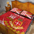 Personalised Kolisi Tonga College Atele Quilt Bed Set Mate Maa Tonga 142 Years Anniversary