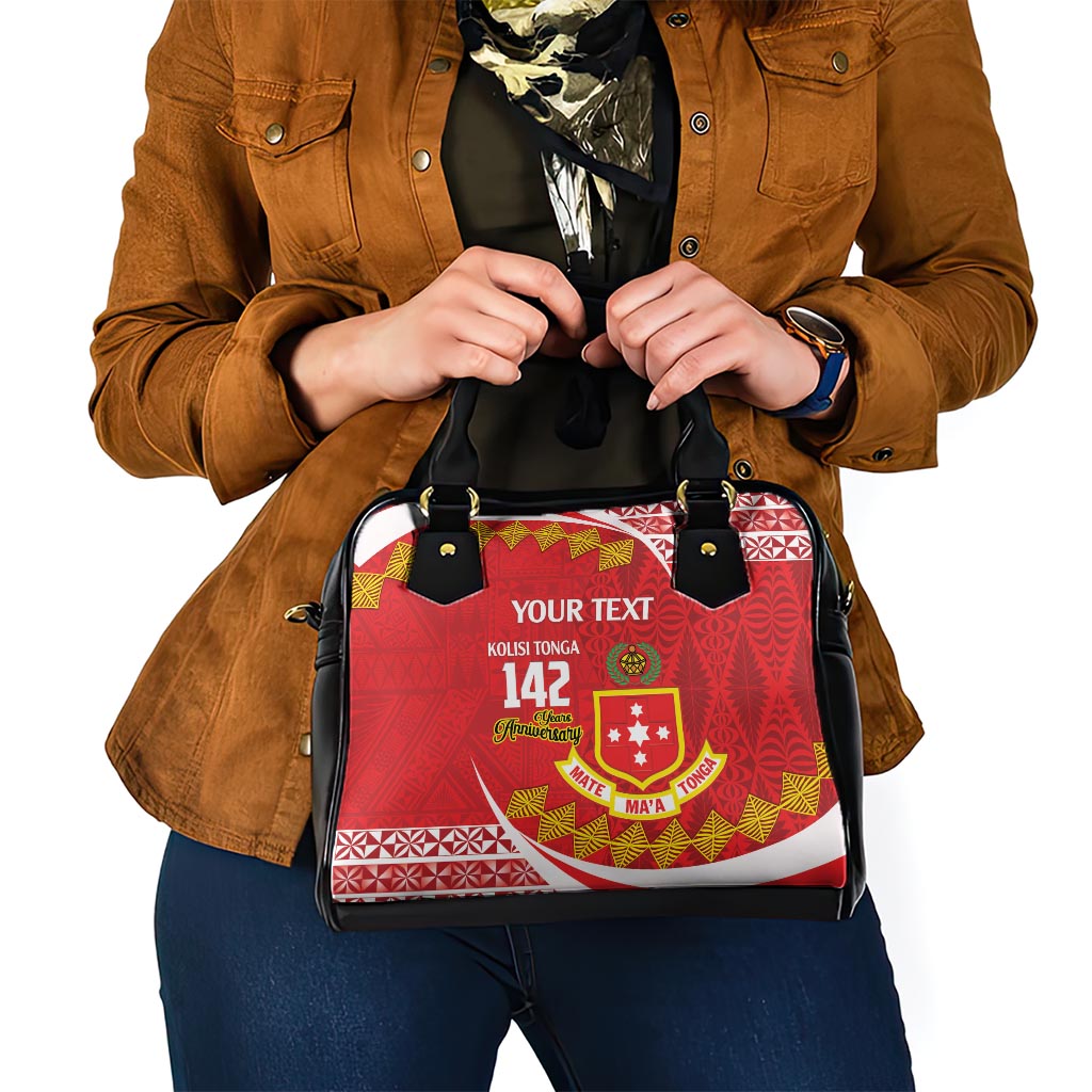 Personalised Kolisi Tonga College Atele Shoulder Handbag Mate Maa Tonga 142 Years Anniversary
