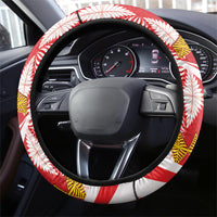 Kolisi Tonga College Atele Steering Wheel Cover Mate Maa Tonga 142 Years Anniversary LT14 - Polynesian Pride