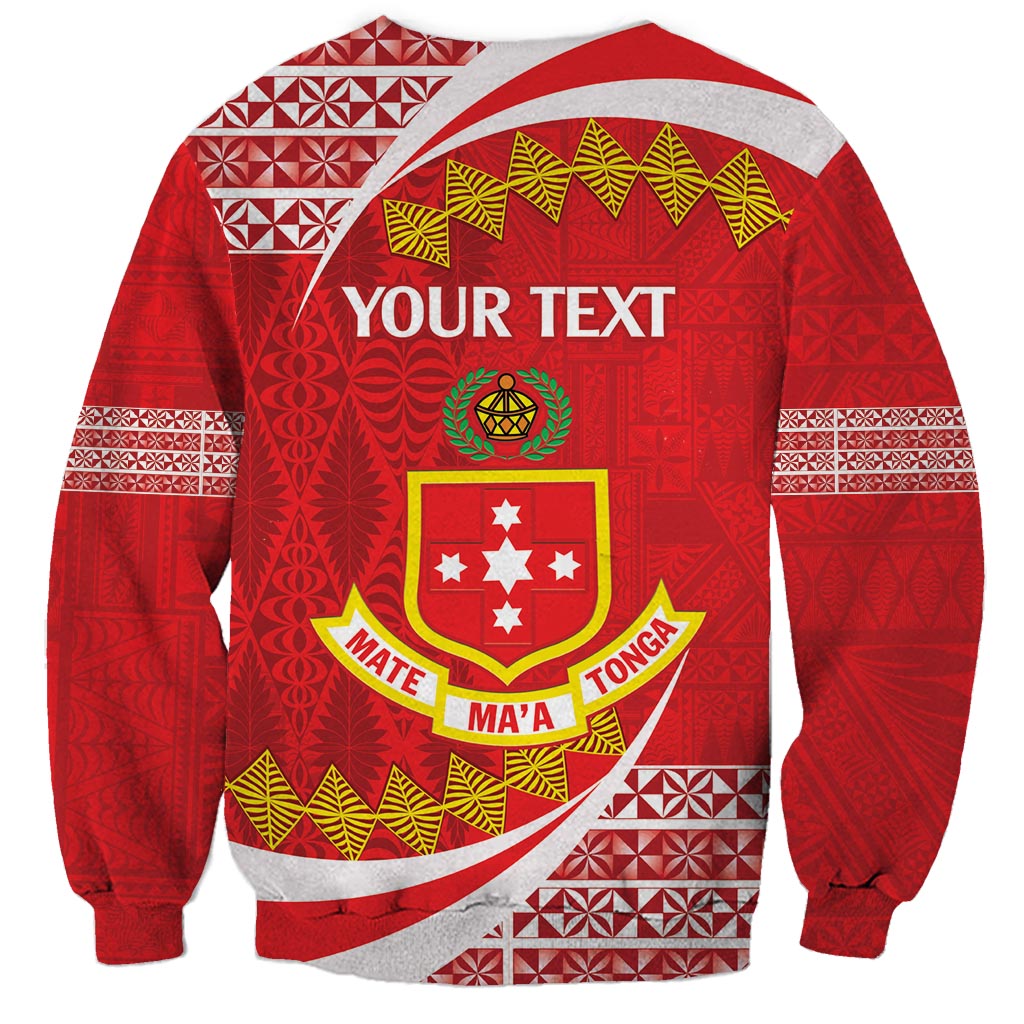 Personalised Kolisi Tonga College Atele Sweatshirt Mate Maa Tonga 142 Years Anniversary LT14 - Polynesian Pride