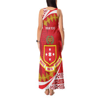Personalised Kolisi Tonga College Atele Tank Maxi Dress Mate Maa Tonga 142 Years Anniversary LT14 - Polynesian Pride