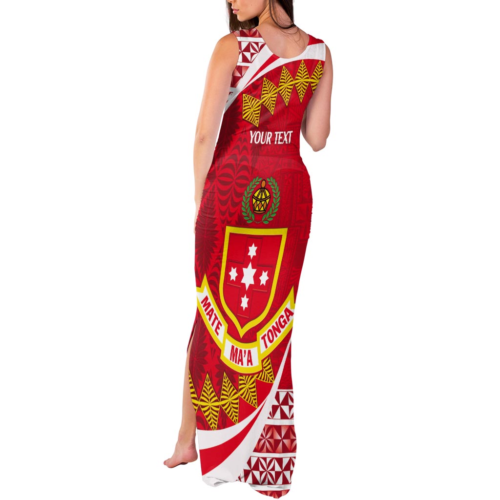 Personalised Kolisi Tonga College Atele Tank Maxi Dress Mate Maa Tonga 142 Years Anniversary LT14 - Polynesian Pride