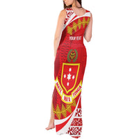 Personalised Kolisi Tonga College Atele Tank Maxi Dress Mate Maa Tonga 142 Years Anniversary LT14 - Polynesian Pride