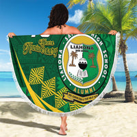 Personalised Tonga Liahona-Saineha High School Beach Blanket Happy 76 Years Anniversary LT14 - Polynesian Pride