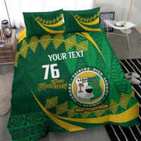Personalised Tonga Liahona-Saineha High School Bedding Set Happy 76 Years Anniversary LT14 - Polynesian Pride