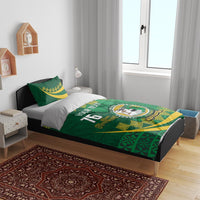 Personalised Tonga Liahona-Saineha High School Bedding Set Happy 76 Years Anniversary LT14 - Polynesian Pride