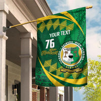 Personalised Tonga Liahona-Saineha High School Garden Flag Happy 76 Years Anniversary LT14 House Flag Green - Polynesian Pride