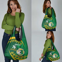 Personalised Tonga Liahona-Saineha High School Grocery Bag Happy 76 Years Anniversary LT14 - Polynesian Pride