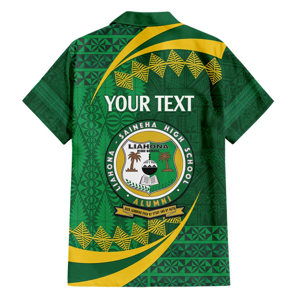 Personalised Tonga Liahona-Saineha High School Hawaiian Shirt Happy 76 Years Anniversary LT14 - Polynesian Pride